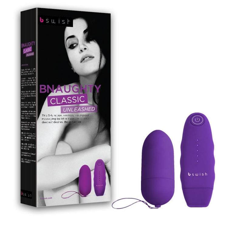 Bnaughty Unleashed Classic Magenta - Vibračné Vajíčko 5