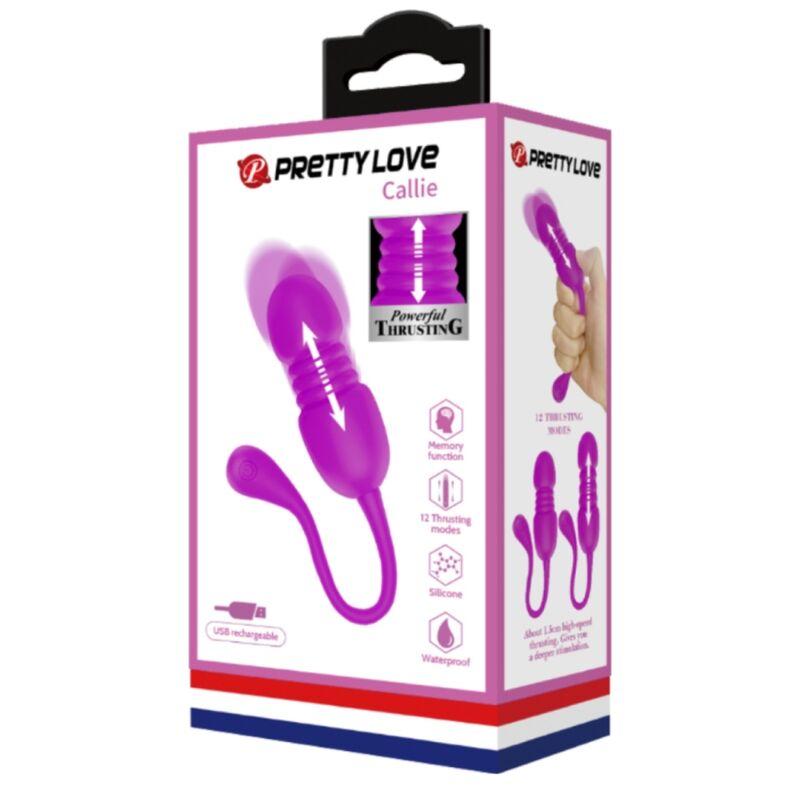 Pretty Love - Callie Purple Rechargeable Vibrating Egg 6