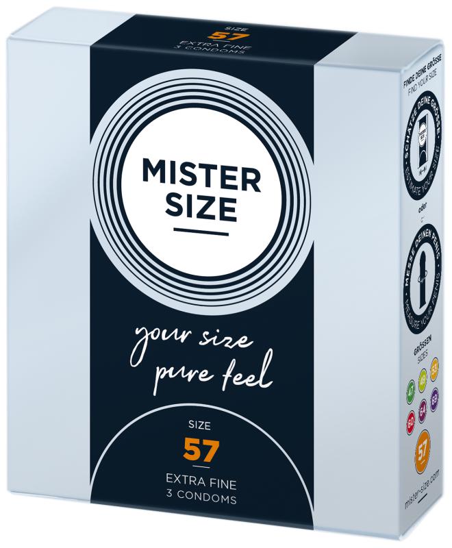 Mister.Size - 57 Mm Condoms 3 Pcs