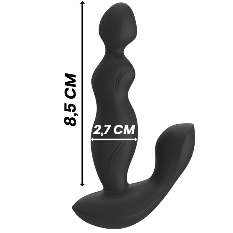 Black&Silver - Cora Remote Strap On Silicone Remote Control 3