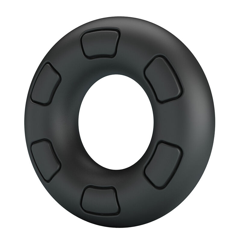 Crazy bull - bertram super soft silicone cock ring black 3