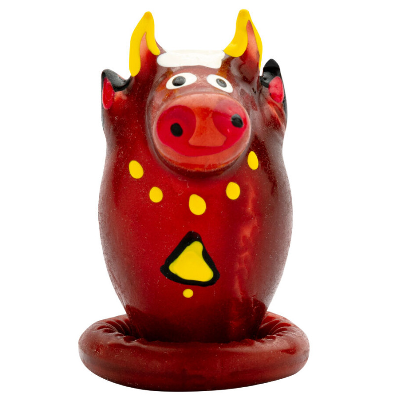 Condomerie - handpainted novelty condoms bull model 1 3