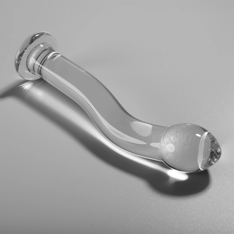 Nebula series by ibiza - model 18 dildo borosilicate glass clear 18.5 cm -o- 3.5 cm 1