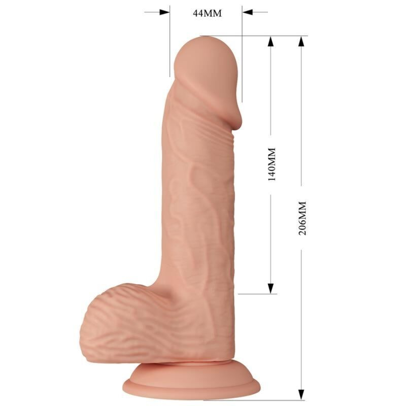 Baile - beautiful encounter catoblepas flexible realistic dildo 20.6 cm natural 5