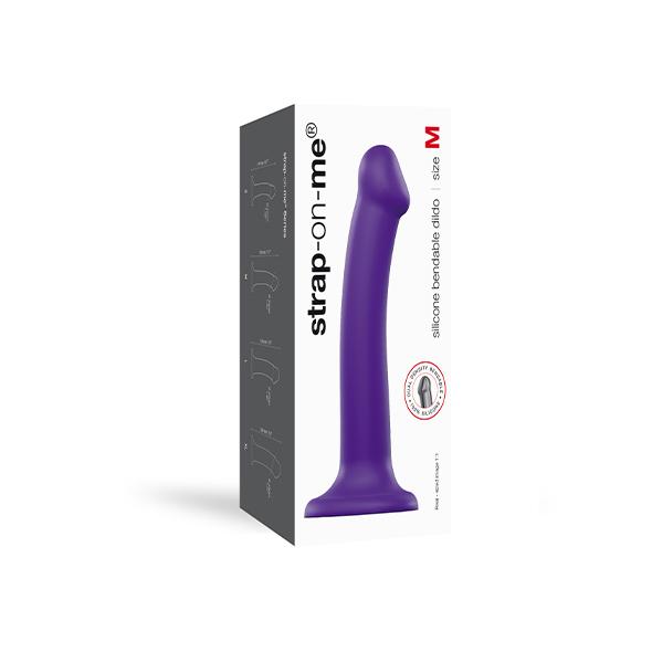 Strap-On-Me - Semi-Realistic Dual Density Bendable Dildo Pur 4