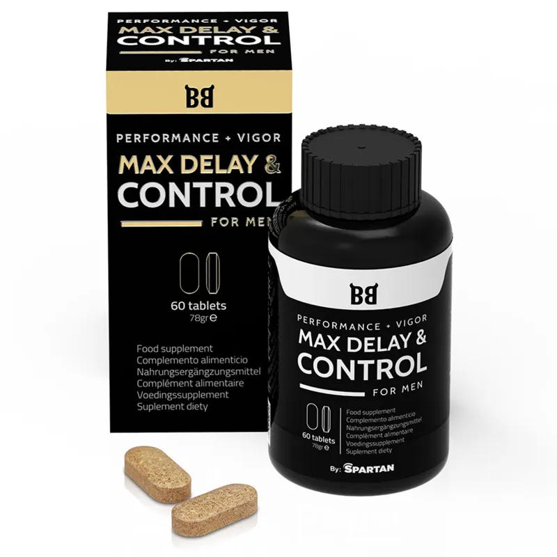 Blackbull By Spartan - Max Delay & Control Performance + Vigor For Men 60 Tablets