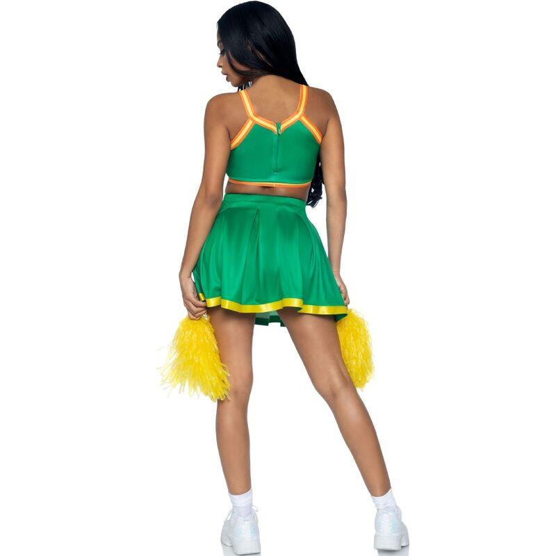 Leg avenue - costume cheerleader green s/m 1