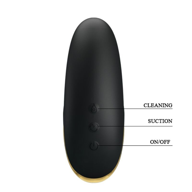 Pretty love - luxury rechargeable suction massager black 7