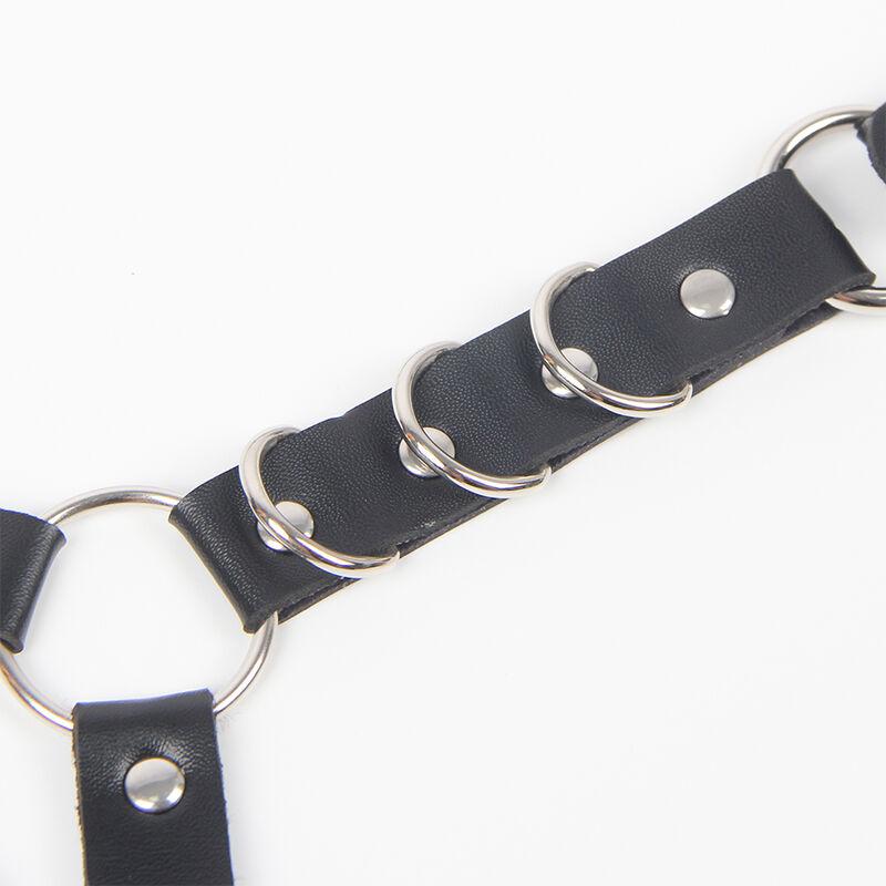Subblime - Belt And Garter Harness With Rings And Chaindetail One Size 6