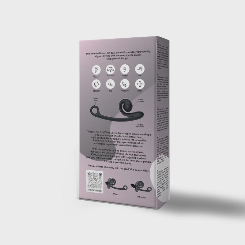 Snail Vibe - Curve Vibrator Black 1