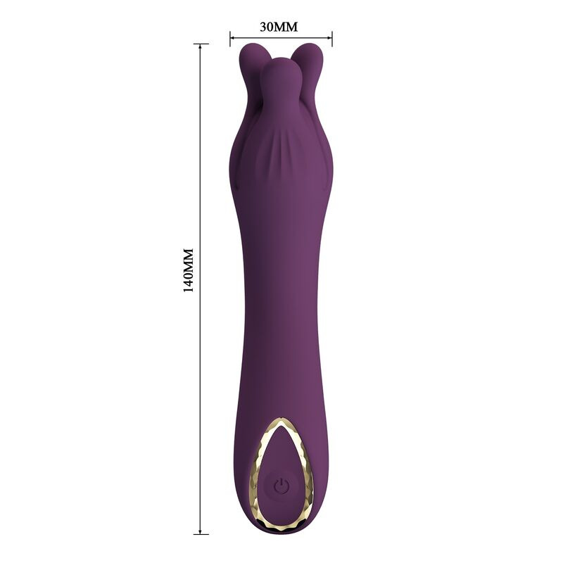 Pretty love - lunao rechargeable vibrator 10 functions purple 8