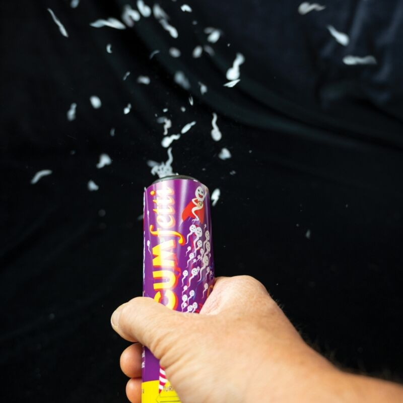 Spencer & fleetwood - sperm shaped confetti party popper 15 cm | 1 unit 2