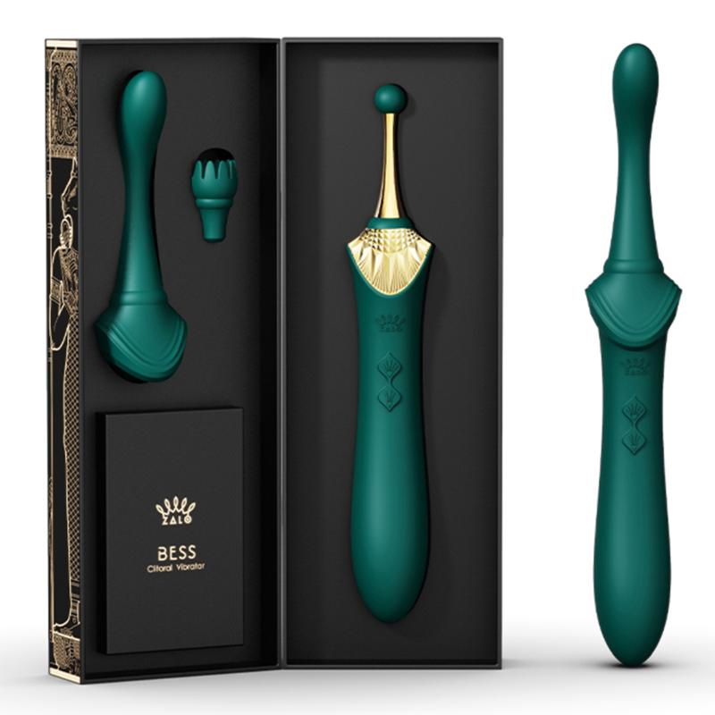 Zalo - Bess Vibrator Turquoise Green 8