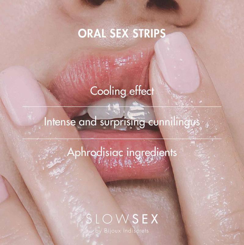 Bijoux Indiscrets - Slow Sex Oral Sex Strips 7 pcs 3