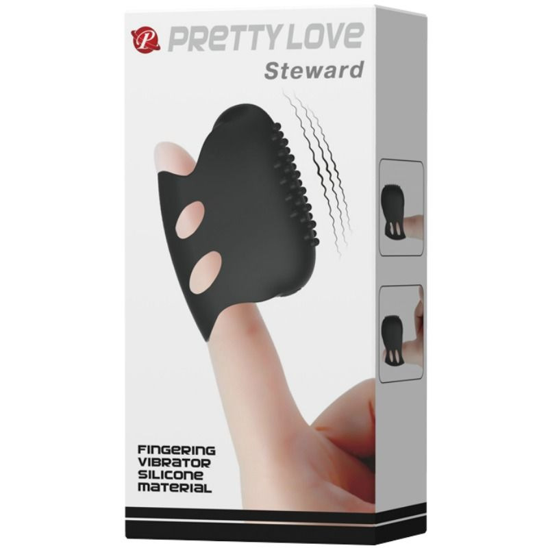 Pretty love - flirtation steward black vibration thimble 7