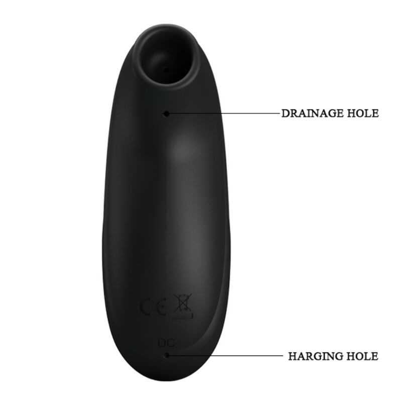 Pretty love - luxury rechargeable suction massager black 6