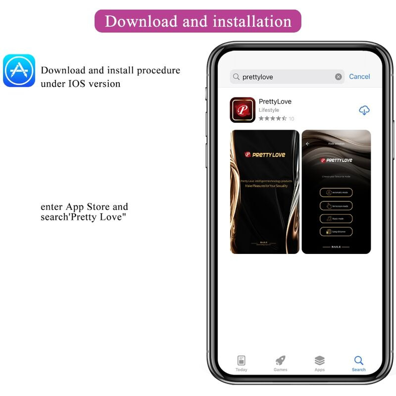 Pretty love - ethan rechargeable vibrator lila 7