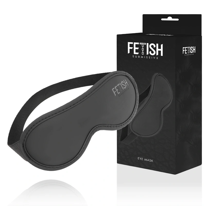 Fetish Submissive Mask Vegan Leather Ii - Maska Na Oči 3