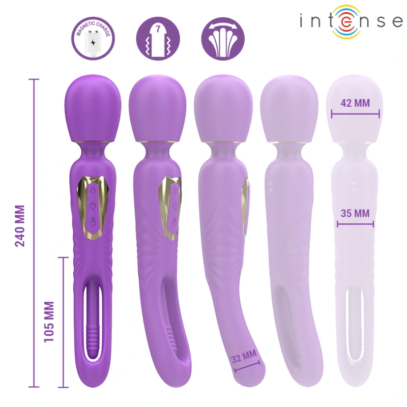 Intense - christy vibrating wand with flipping tongue 3