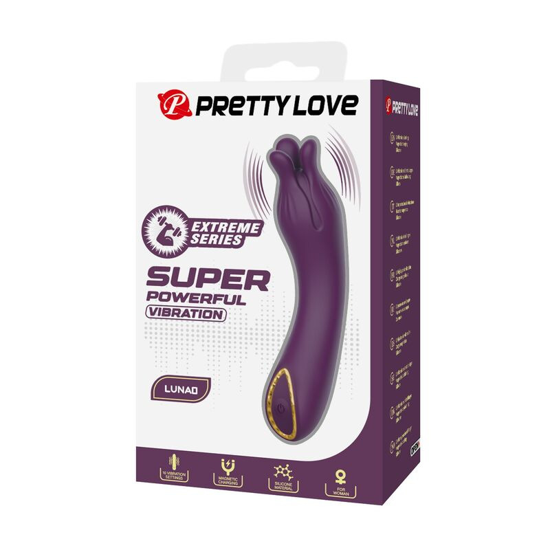 Pretty love - lunao rechargeable vibrator 10 functions purple 2