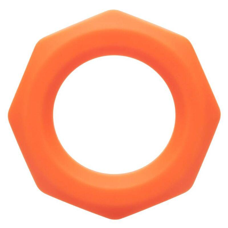 California Exotics Alpha Sexagon Ring Orange