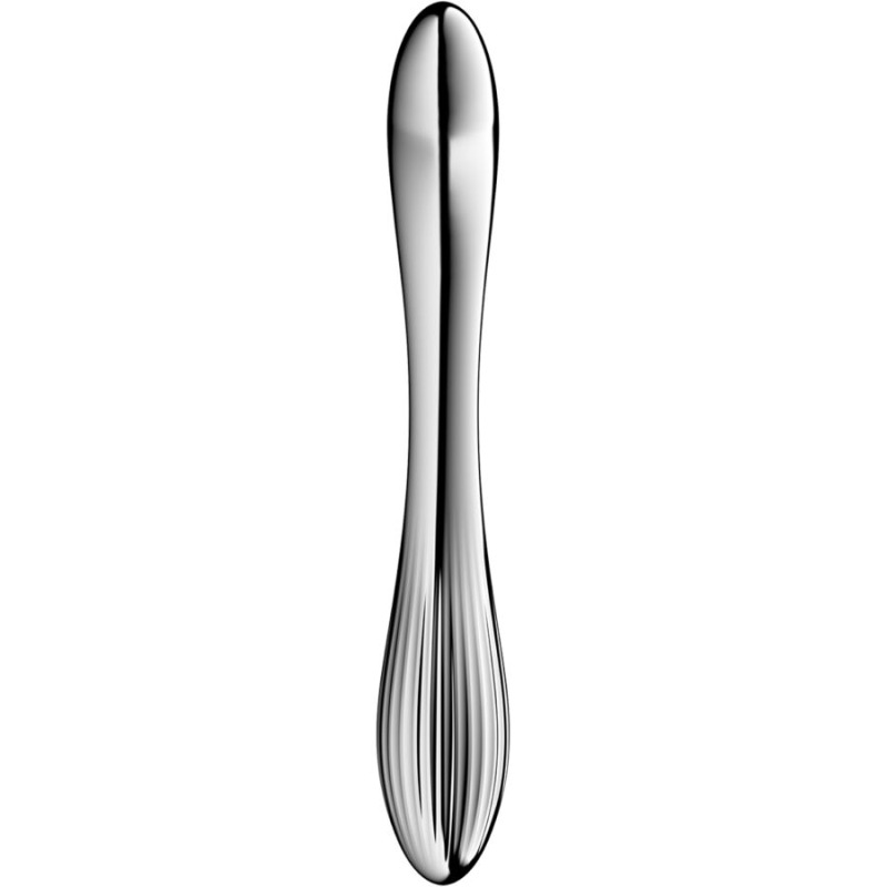Satisfyer - pure gravity 1 stainless steel double-ended dildo 1