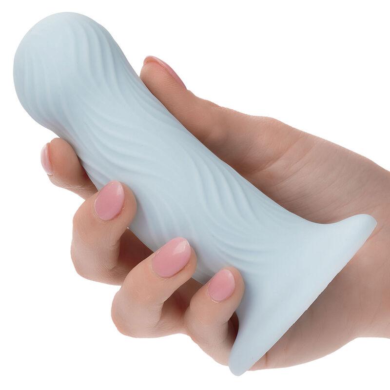 Calexotics - wave rider foam anal plug blue 5