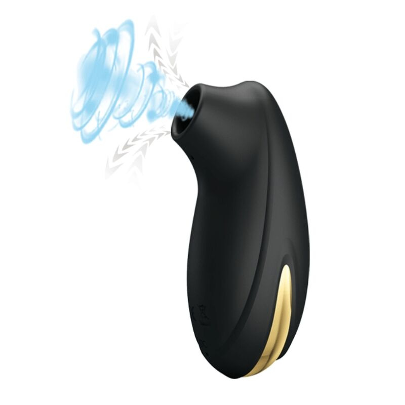 Pretty love - luxury rechargeable suction massager black 4