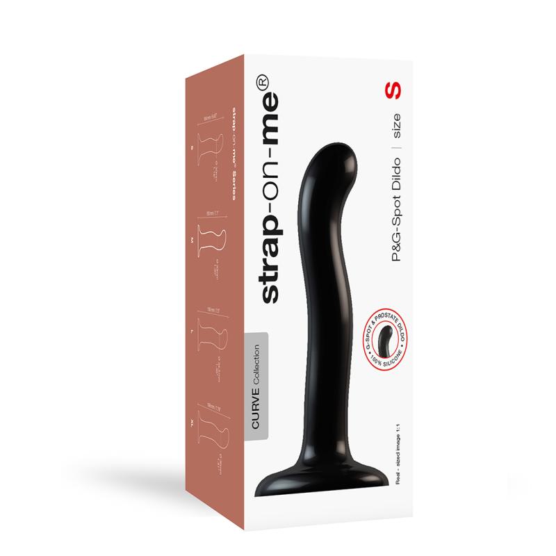 Strap-On-Me - G And P Spot Stimulation Dildo S Black