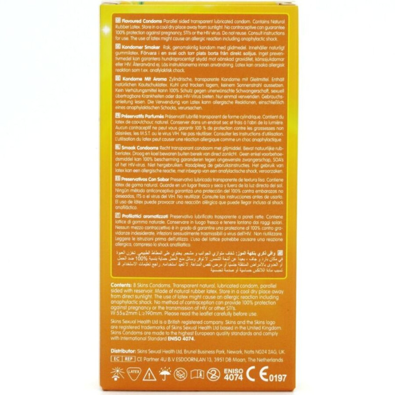 Skins - banana premium condoms pack 8 3