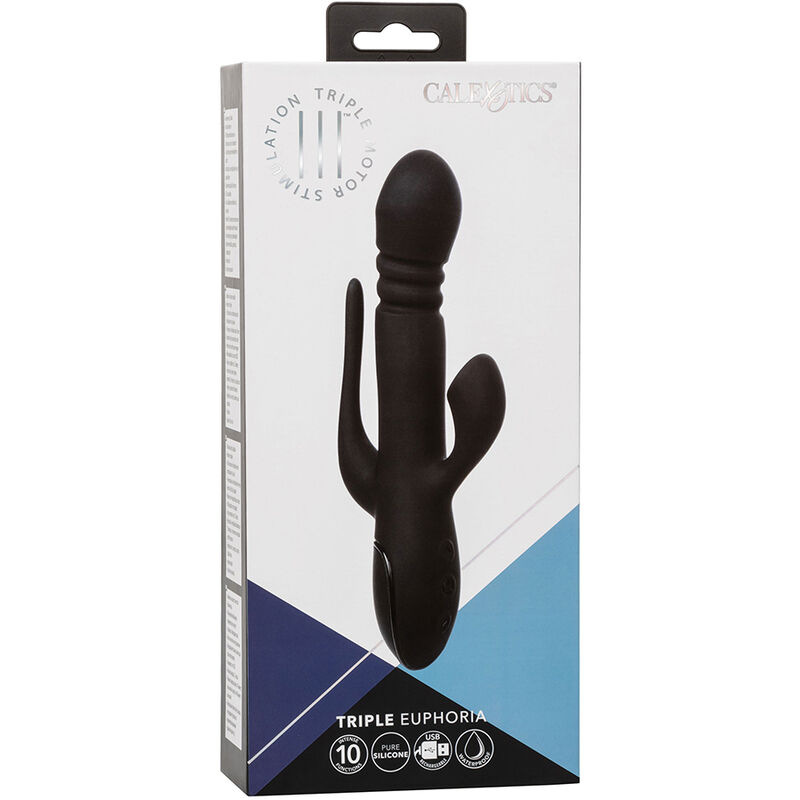 Calexotics - vibrator triple euphoria black 10