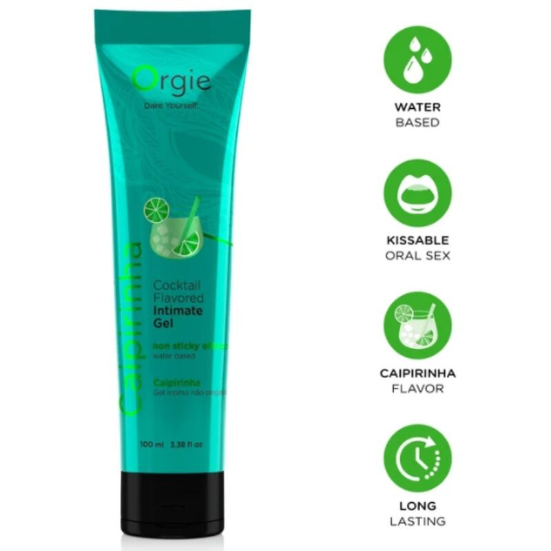 Orgie - lube tube cocktail caipirinha kissable water-based intimate gel 100 ml