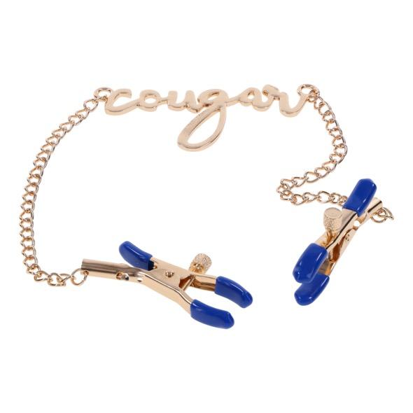 Sportsheets - Cougar Nipple Clamps Gold 8