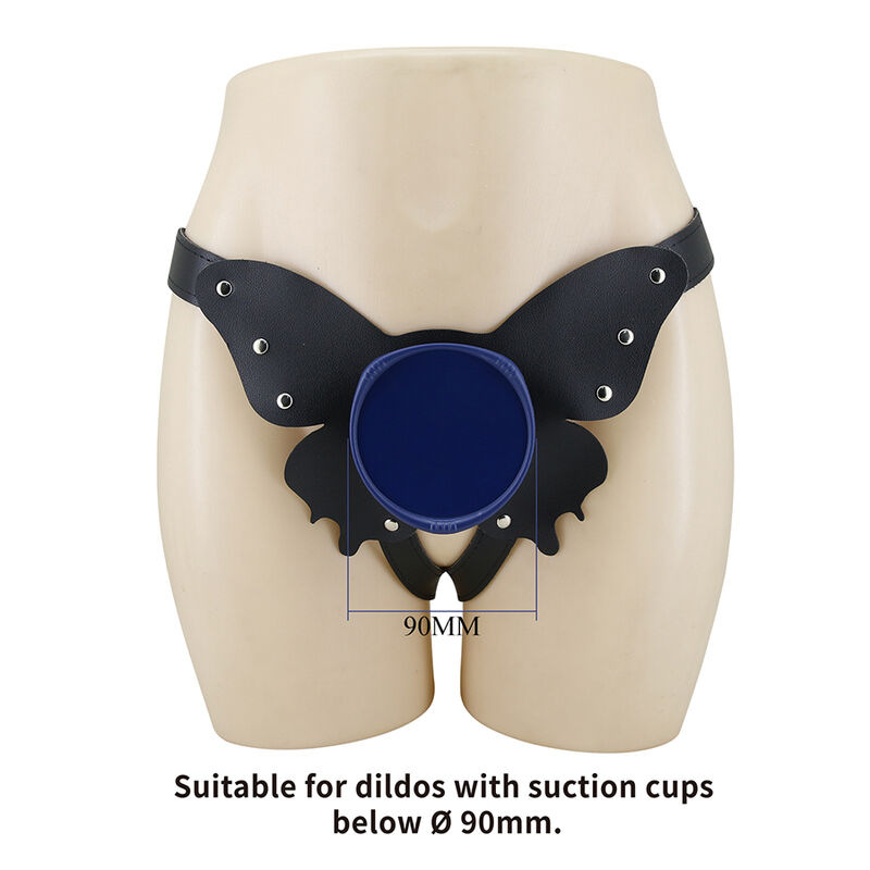 Pretty love - yeti strap-on harness with suction dildo flesh 8