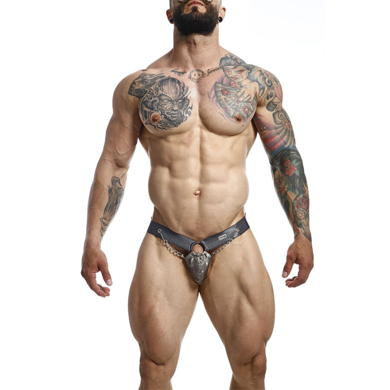 Mob - dngeon snap jockstrap gray one size