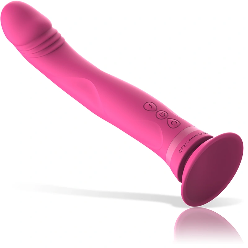 Intense - michelangelo pink silicone vibrator dildo 4