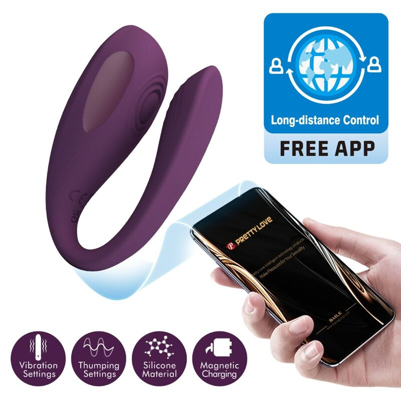 Pretty love - aari purple clitoral massager free app