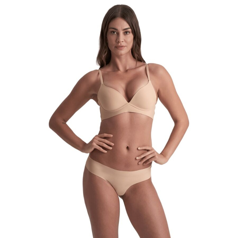 Bye-bra - invisible thong 2 pack beige & black size xl 3
