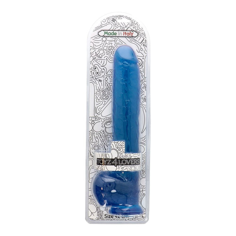 TOYZ4LOVERS - Golia XXL dildo BLU TRASPARENTE 42 cm - Dildo 6