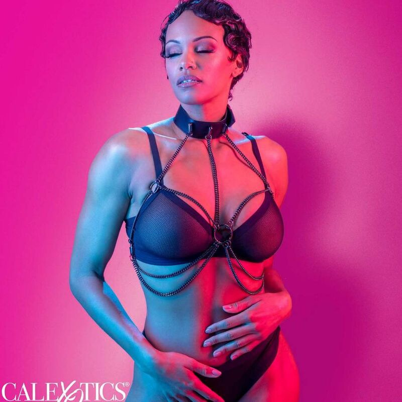 Calexotics - euphoria multi chain collar harness