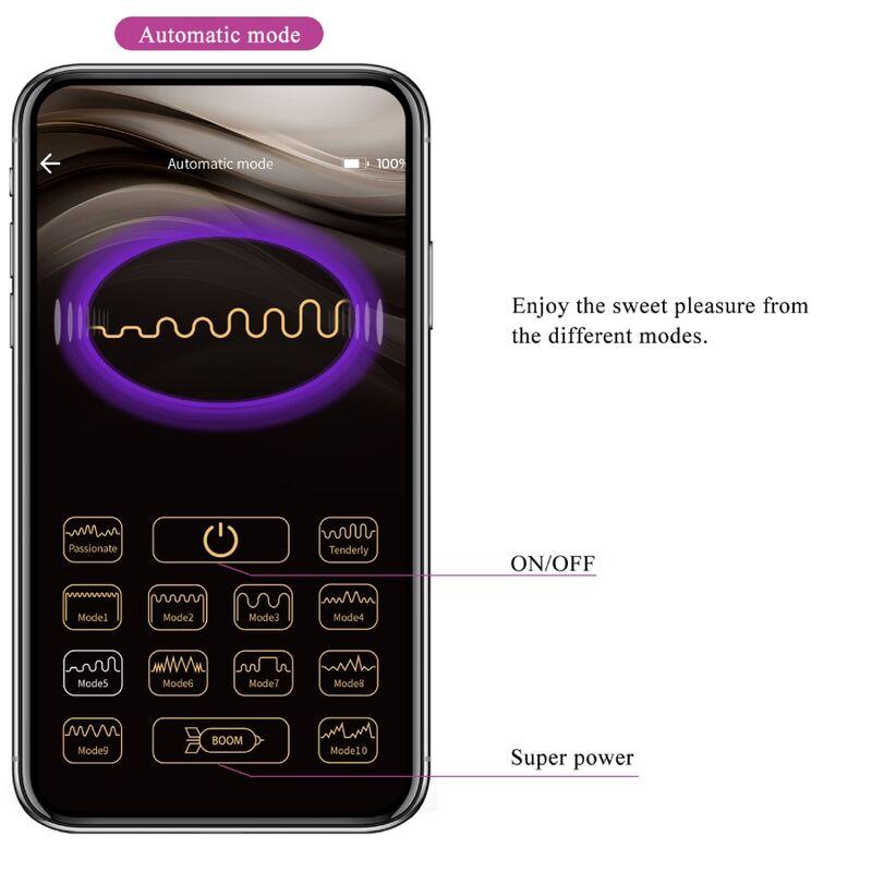 Pretty Love - Doreen Purple Rechargeable Vibrating Egg