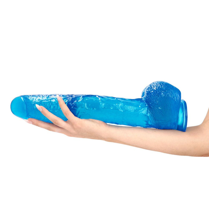 TOYZ4LOVERS - Golia XXL dildo BLU TRASPARENTE 42 cm - Dildo 1