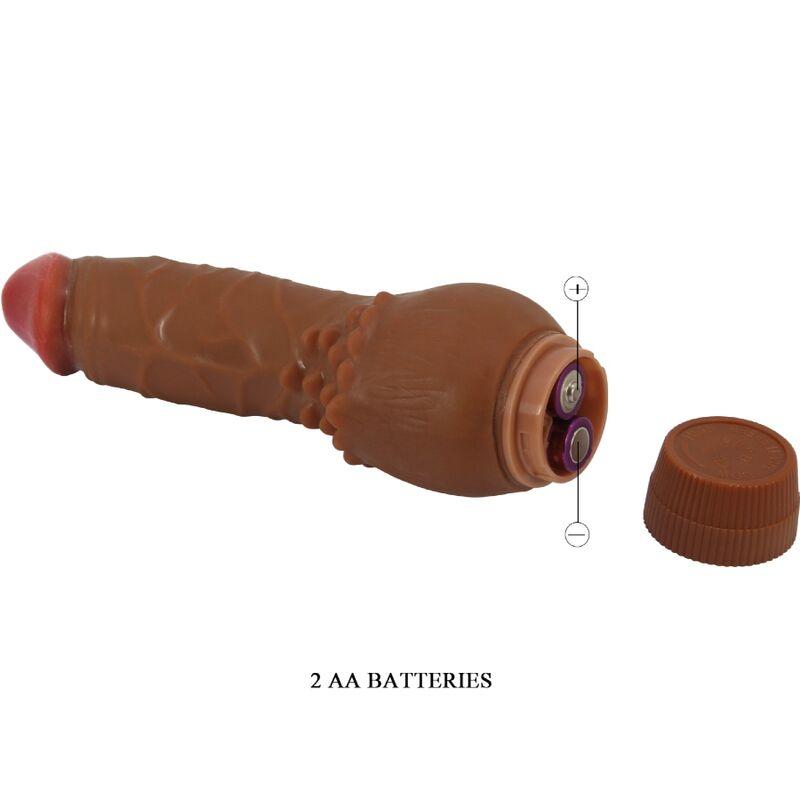 Baile - barbara realistic vibrator 19.5 cm mulatto 3