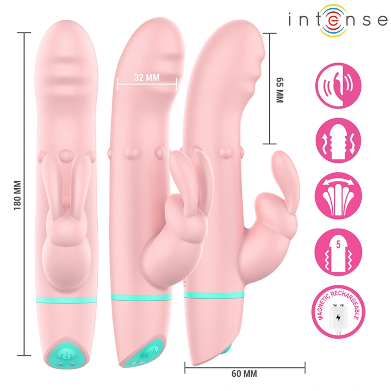 Intense - alvin rabbit stimulator & rolling vibrator + oscillating 3