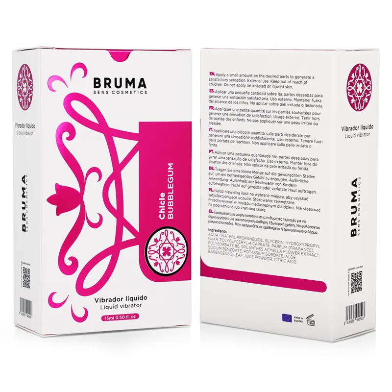 Bruma - Liquid Vibrator Ultra Sliding Bubblegum 15 Ml