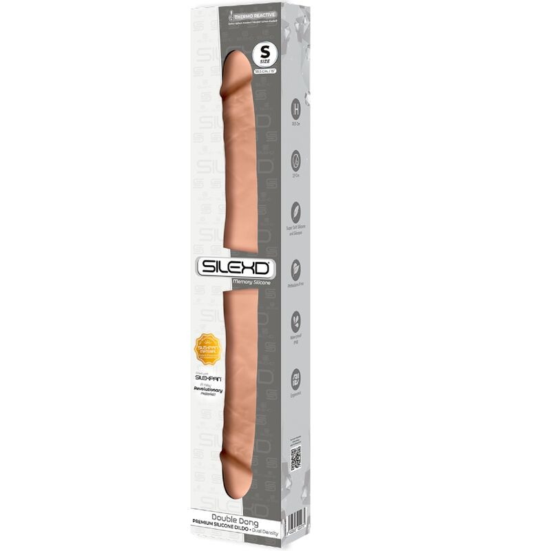 Silexd - Doble Realistic Penis Premium Silexpan Silicone 38.5 cm 1