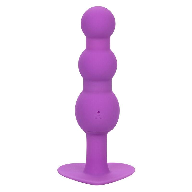 Calexotics - First Time Anal Plug Triple Beaded Probe 10 Vibrations Purple