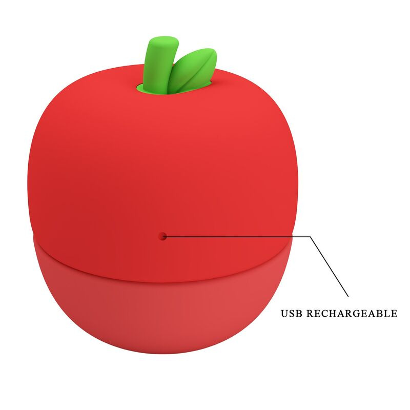 Pretty love - rechargeable tongue effect clitoral stimulator red 4