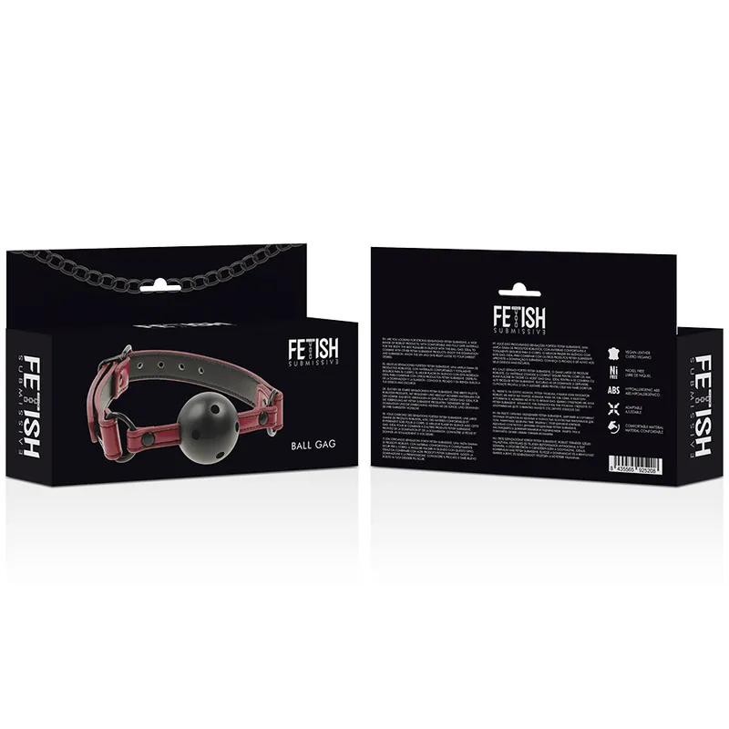 Fetish Submissive Dark Room Breathable Ball Gag - Náhubok 4