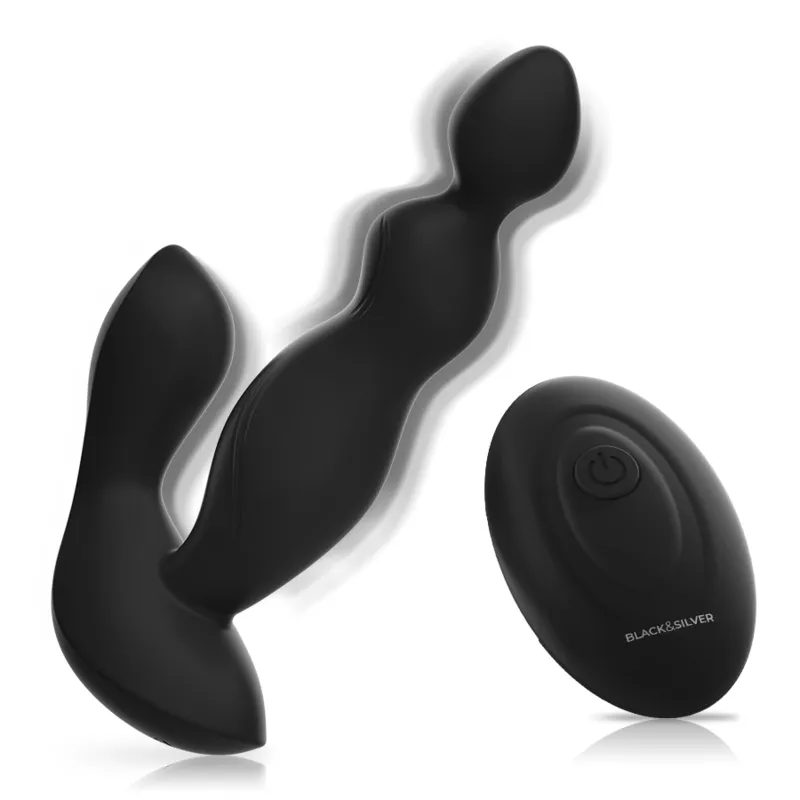 Black&Silver - Cora Remote Strap On Silicone Remote Control 2